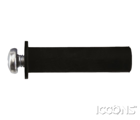 ICCONS EPDM GRIP NUT WITHOUT SCREW M4 X 10MM 